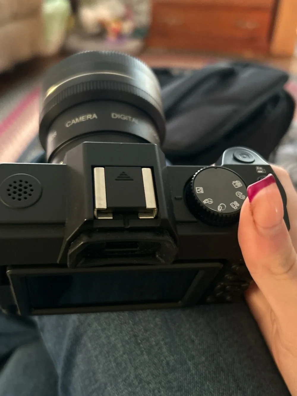 NBD Black 5K UltraHD Digital Camera with Detachable Lens